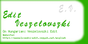 edit veszelovszki business card